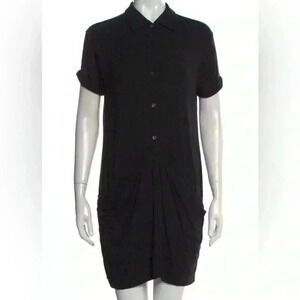 Theory Women’s Black Collar Dress